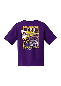 Youth NCAA East Carolina Pirates Short Sleeve Cheer Loud Graphic T-Shirt