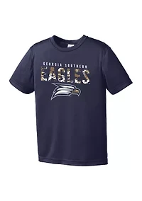 Youth NCAA Georgia Southern Eagles Digital Camouflage Mascot Graphic T-Shirt