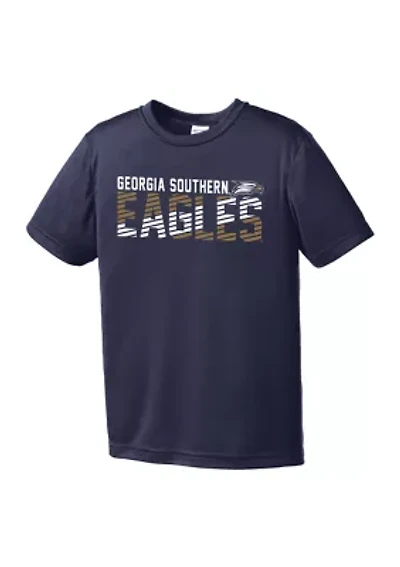 Youth NCAA Georgia Southern Eagles Diagonal Graphic T-Shirt
