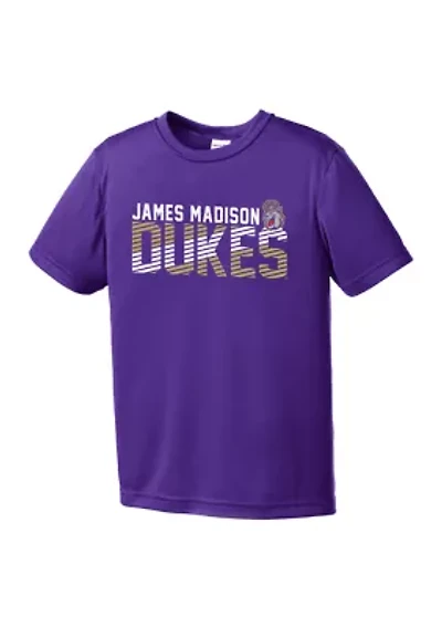 Youth NCAA James Madison Dukes Diagonal Graphic T-Shirt