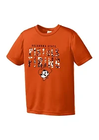 Youth NCAA Oklahoma State Cowboys Digital Camouflage Mascot Graphic T-Shirt