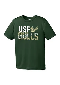Youth NCAA South Florida Bulls Diagonal Graphic T-Shirt