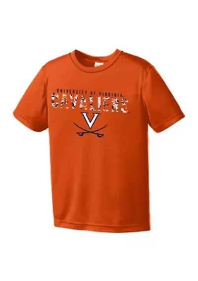 Youth NCAA Virginia Cavaliers Digital Camouflage Mascot Graphic T-Shirt