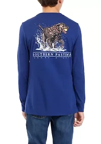 Boys 8-20 Long Sleeve Graphic T-Shirt