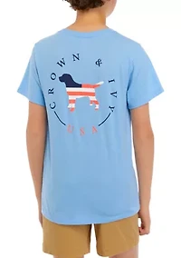Boys 8-20 Short Sleeve Graphic T-Shirt