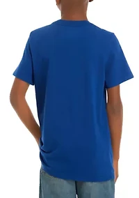 Boys 8-20 Washed Crew Neck T-Shirt