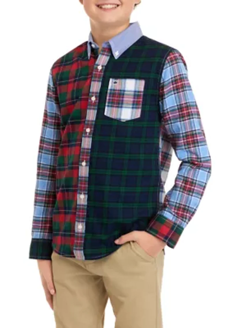 Boys 8-20 Twill Fun Shirt