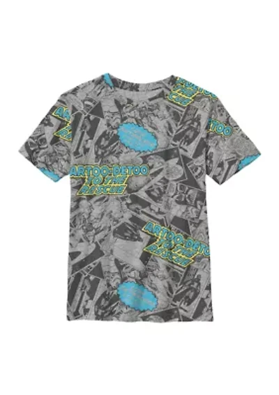 Boys 8-20 Short Sleeve R2-D2 Graphic T-Shirt