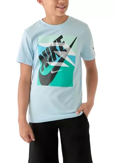 Boys 8-20 Gradient Box Logo Graphic T-Shirt