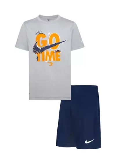 Boys 8-20 Go Time Graphic T-Shirt and Shorts Set
