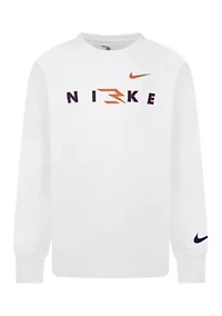 Boys 8-20 Wordmark Long Sleeve Graphic T-Shirt