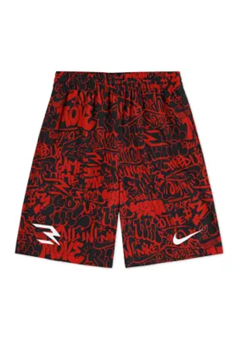 Boys 8-20 Grafitti Printed Shorts