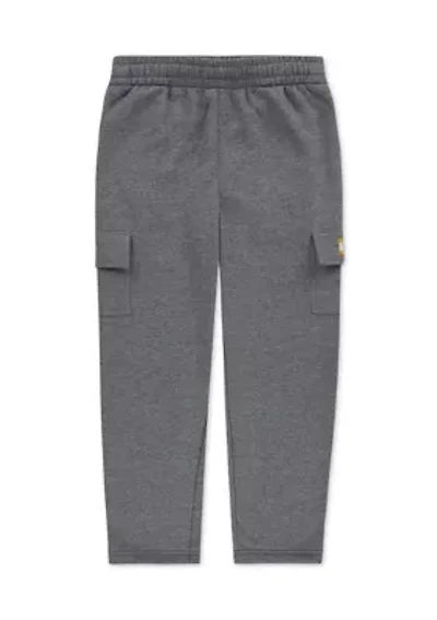 Boys 8-20 Fleece Cargo Jogger Pants