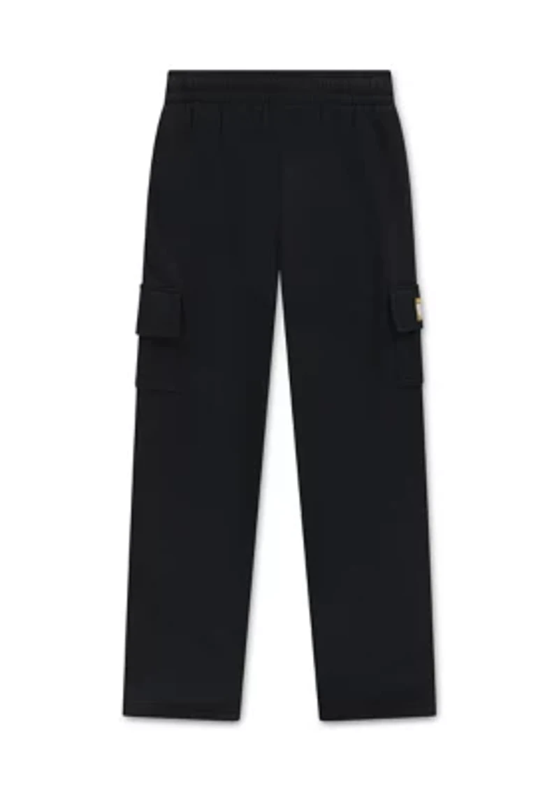 Boys 8-20 Fleece Cargo Jogger Pants