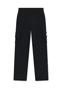 Boys 8-20 Fleece Cargo Jogger Pants
