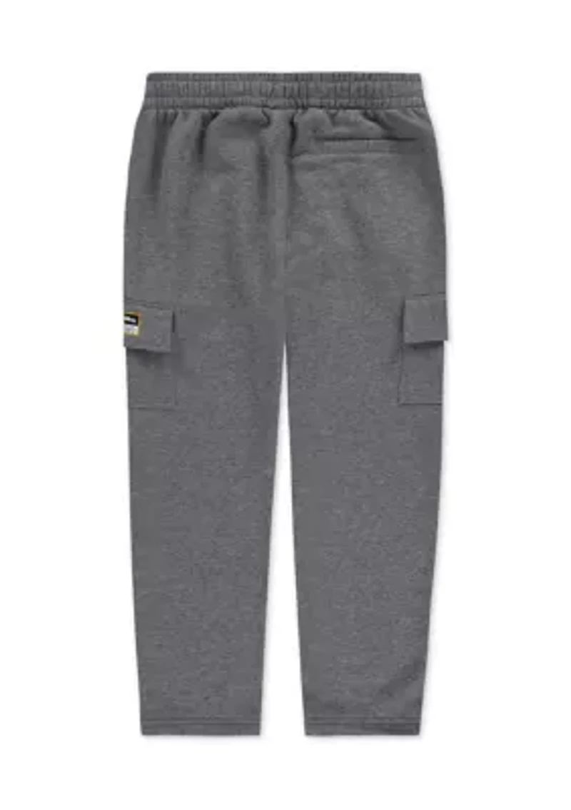 Boys 8-20 Fleece Cargo Jogger Pants