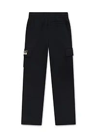 Boys 8-20 Fleece Cargo Jogger Pants