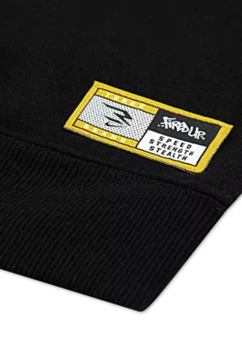 Boys 8-20 Fired Up Fleece Hoodie Jogger Set