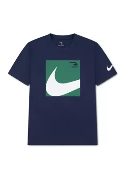 Boys 8-20 Boxed Swoosh Jersey Short Sleeve T-Shirt