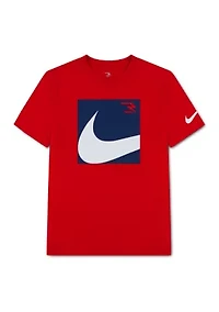 Boys 8-20 Boxed Swoosh Jersey Short Sleeve T-Shirt