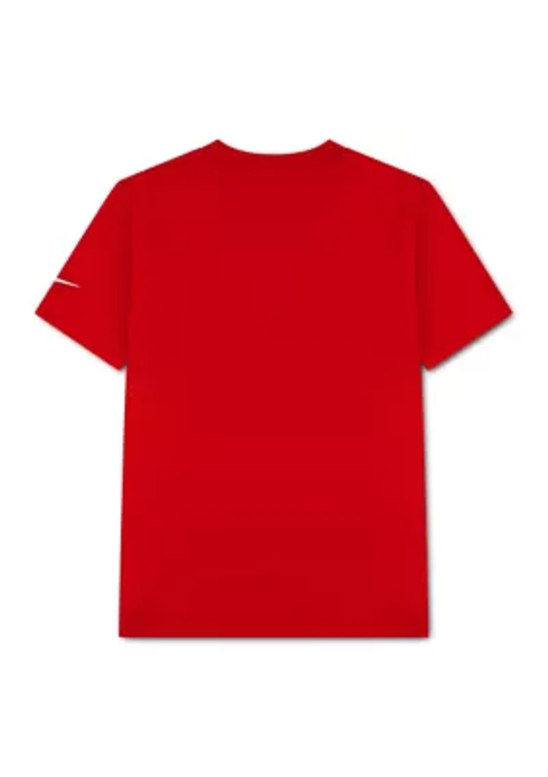 Boys 8-20 Boxed Swoosh Jersey Short Sleeve T-Shirt