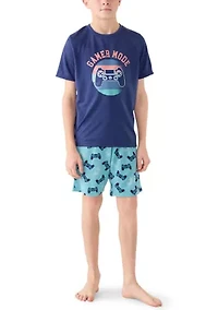Boys 8-20 Gaming 2-Piece Sleep Set