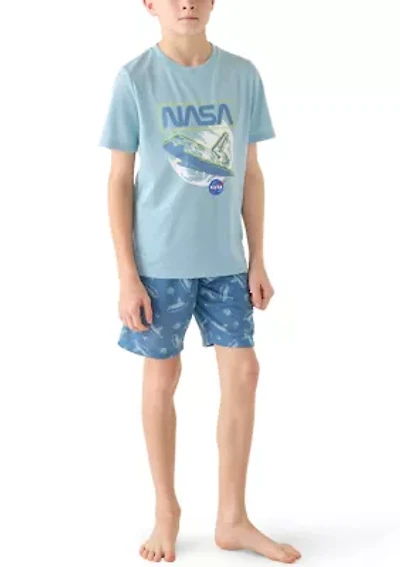 Boys 8-20 Nasa 2-Piece Sleep Set