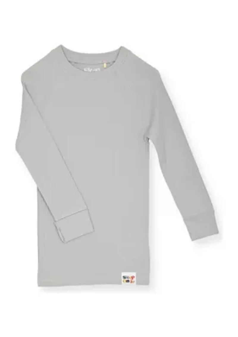 Boys 4-7 Ribbed Knit Pajama Set