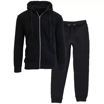 Galaxy By Harvic Boy's Fleece Jogger Sweatpants and Hoodie Sweatshirt Set