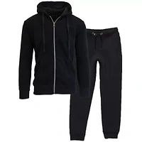 Galaxy By Harvic Boy's Fleece Jogger Sweatpants and Hoodie Sweatshirt Set