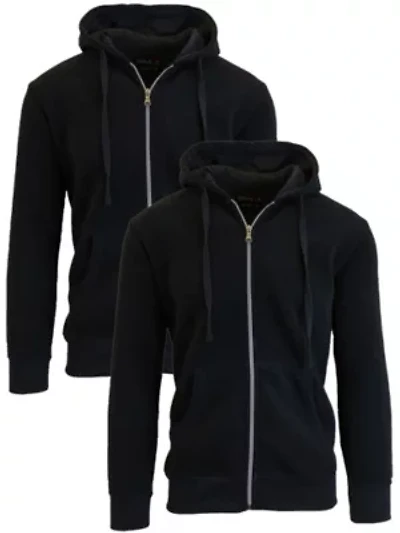 Boy's 2-Pack Fleece-Lined Zip-Up Hoodie