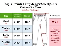 Boy's Slim-Fit Fleece Jogger Sweatpants