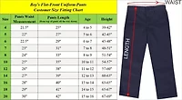 Boy's Stretch Slim Fit School Uniform Chino Pants