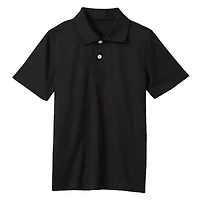 Boys Moisture Wicking Short Sleeve Polos