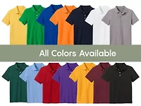 Galaxy by Harvic Boy's School Uniform Polo-10 Pack