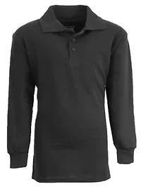 Galaxy Authentic Boy's Slim Fit  Long Sleeve Polo Shirts