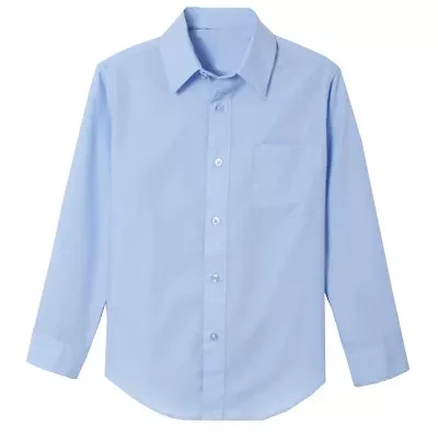 Galaxy Authentic Boy’s Long Sleeve Button Down Dress Shirt