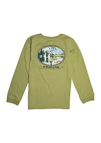 Boys 8-20 Long Sleeve Graphic T-Shirt