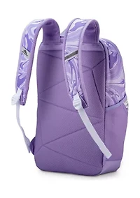 Big Kids Swoop Lavender Marble Backpack