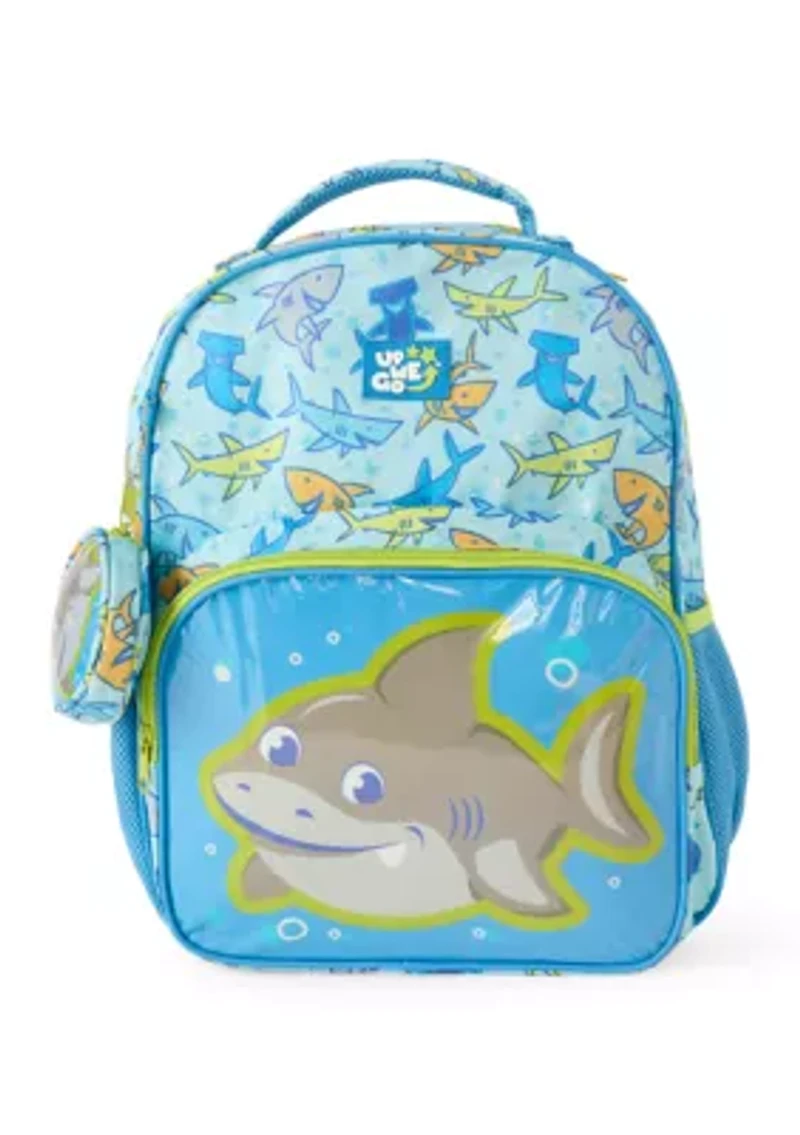 Up We Go Shark 2 Piece Backpack Set