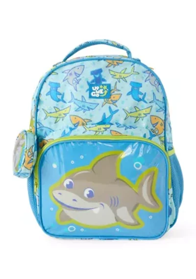 Up We Go Shark 2 Piece Backpack Set