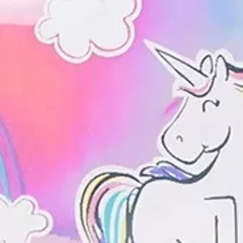Girls Metallic Unicorn Backpack