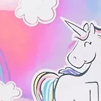 Girls Metallic Unicorn Backpack