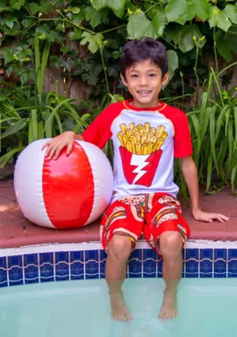 Boys 8-20 Printed Swim Trunks