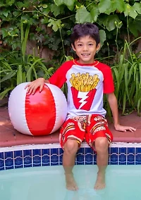 Boys 8-20  Printed Swim Trunks