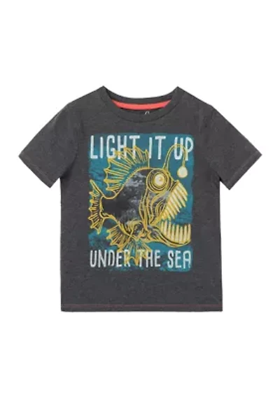 Boys 8-20 Light it Up Under the Sea Graphic T-Shirt