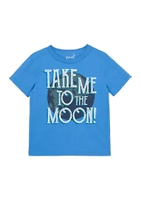 Boys 8-20 Short Sleeve Take Me To The Moon T-Shirt
