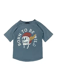 Toddler Boys Born Wild Raglan T-Shirt