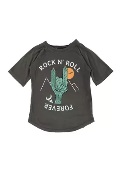 Toddler Boys Cactus Rock Raglan T-Shirt