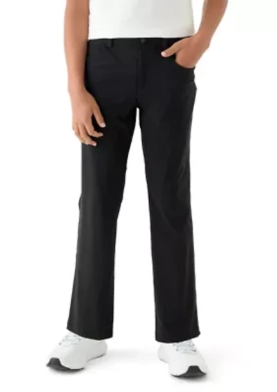 Boys 8-20 Pocket Active Waistband Performance Pull On Pants